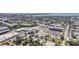 Aerial view of urban landscape showcasing a mix of commercial and residential buildings at 1325 W North B St, Tampa, FL 33606