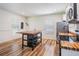 Updated kitchen with wood floors and butcher block island at 1325 W North B St, Tampa, FL 33606