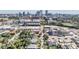 Aerial view showcasing the property's location near the city skyline at 1325 W North B St, Tampa, FL 33606