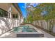 Luxury pool and spa with a modern design at 5104 W Evelyn Dr, Tampa, FL 33609