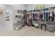 Large walk-in closet with ample shelving and hanging space at 4586 Hickory Oak Dr, Brooksville, FL 34601