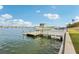 Private boat dock with lift for easy water access at 339 55Th Ave, St Pete Beach, FL 33706