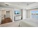 Main bedroom with access to a hallway and stunning water views at 339 55Th Ave, St Pete Beach, FL 33706