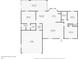3-bedroom, 2-bathroom home floor plan at 3776 Junction St, North Port, FL 34288