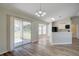 Dining area with sliding glass doors leading to a patio at 3776 Junction St, North Port, FL 34288