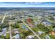 Aerial view showing home's location in a residential neighborhood near the water at 4501 Harrington St, Port Charlotte, FL 33948