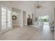 Spacious living room with fireplace and high ceilings at 21212 Ski Way, Land O Lakes, FL 34638