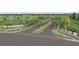 Landscaped entrance to Spencer Glen community at 9809 Crescent Moon Dr, Riverview, FL 33578