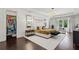 Spacious main bedroom with walk-in closet and luxurious furnishings at 8414 Dunham Station Dr, Tampa, FL 33647