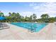 Resort-style pool with lounge chairs and umbrellas at 8414 Dunham Station Dr, Tampa, FL 33647