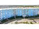 Aerial view of a blue building near the water at 3315 58Th S Ave # 309, St Petersburg, FL 33712