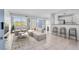 Living room features contemporary furniture and an open layout at 3315 58Th S Ave # 309, St Petersburg, FL 33712
