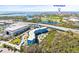 Aerial view showing the building's location near the water and St Pete Beach at 3315 58Th S Ave # 309, St Petersburg, FL 33712