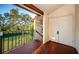 Private balcony overlooking a lush green landscape at 3455 Countryside Blvd # 52, Clearwater, FL 33761