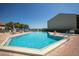 Inviting community pool and hot tub overlooking water at 1515 Pinellas Bayway S # B28, Tierra Verde, FL 33715
