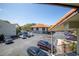 View of community parking lot from balcony at 1515 Pinellas Bayway S # B28, Tierra Verde, FL 33715