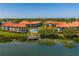 Waterfront community with private dock and lush landscape at 1515 Pinellas Bayway S # B28, Tierra Verde, FL 33715