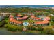 Aerial view of community near the waterfront at 1515 Pinellas Bayway S # B28, Tierra Verde, FL 33715