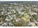 Wide aerial view of neighborhood with waterways at 2440 44Th S St, St Petersburg, FL 33711