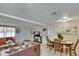 Casual dining area adjacent to the kitchen and living room at 10801 Fillmore Ave, Port Richey, FL 34668