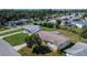 Aerial view highlighting home's curb appeal at 10801 Fillmore Ave, Port Richey, FL 34668