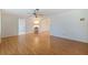 Spacious living room with hardwood floors at 989 Virginia St, Dunedin, FL 34698