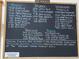 Blackboard displaying community event schedule at 37827 Mission Hills Ave, Zephyrhills, FL 33541