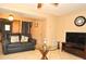 Spacious living room with tiled floors and two sofas at 117 114Th N Ave # 117, St Petersburg, FL 33716