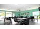 Community room with tables and chairs for gatherings at 117 114Th N Ave # 117, St Petersburg, FL 33716
