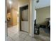 Stackable washer and dryer in a conveniently located closet at 6007 Skydale Way # 201, Riverview, FL 33578