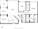 2-bedroom, 2-bathroom floor plan with open living area at 700 Island Way # 106, Clearwater Beach, FL 33767