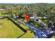 Aerial view showing location of property on Curry Rd at 1810 Curry Rd, Lutz, FL 33549