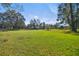 Open grassy lot with trees and a house in the distance at 1810 Curry Rd, Lutz, FL 33549