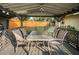 Relaxing gazebo with seating for outdoor enjoyment at 2025 Macarthur Ct, Dunedin, FL 34698