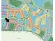 Community map highlighting the location of different amenities and home sites at 18906 Indian Rock Pl, Lakewood Ranch, FL 34211