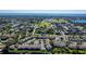 Wide aerial view of the community and surrounding area at 1960 Lakewood Club Dr S # 2-F, St Petersburg, FL 33712