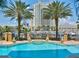 Resort-style pool and spa with a view of the marina at 700 S Harbour Island Blvd # 322, Tampa, FL 33602