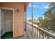 Balcony with additional storage space at 5000 Culbreath Key Way # 1-203, Tampa, FL 33611