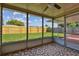 Spacious screened porch overlooking the backyard at 3525 Umber Rd, Holiday, FL 34691