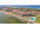 Stunning waterfront condos with balconies, a community pool, and a serene coastal view at 7520 Sunshine Skyway S Ln # 210, St Petersburg, FL 33711