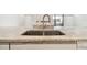 Modern double sink with a sleek faucet in a granite countertop at 36750 Us Highway 19 N # 04208, Palm Harbor, FL 34684