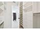 Well-organized walk-in closet with shelving and drawers at 36750 Us Highway 19 N # 04208, Palm Harbor, FL 34684