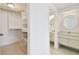 Clean bathroom with a vanity and walk in closet at 36750 Us Highway 19 N # 04208, Palm Harbor, FL 34684