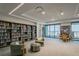 Relaxing library with ample seating and a wide selection of books at 1 Beach Se Dr # 2007, St Petersburg, FL 33701