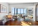 Bright dining area with a round table and city views at 1 Beach Se Dr # 2007, St Petersburg, FL 33701