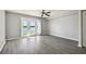 Living room with water view and vinyl plank flooring at 3825 Pompano Se Dr, St Petersburg, FL 33705