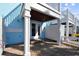 Private ground level patio with water views at 3825 Pompano Se Dr, St Petersburg, FL 33705