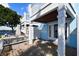 Ground level patio provides serene water views at 3825 Pompano Se Dr, St Petersburg, FL 33705