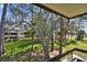 Tranquil community landscape with mature trees and lush greenery at 36750 Us Highway 19 N # 05213, Palm Harbor, FL 34684
