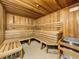 Relax in this clean and spacious cedar wood sauna at 450 Knights Run Ave # 1607, Tampa, FL 33602